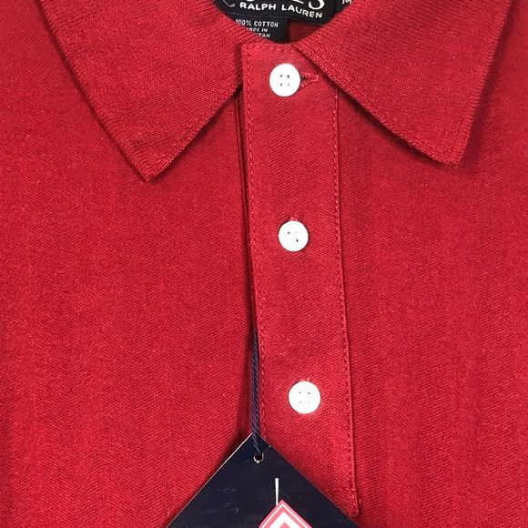 Chaps Ralph Lauren Polo Golf Short Sleeve Red New With Tags Shirt in Siz… - Picture 6 of 11